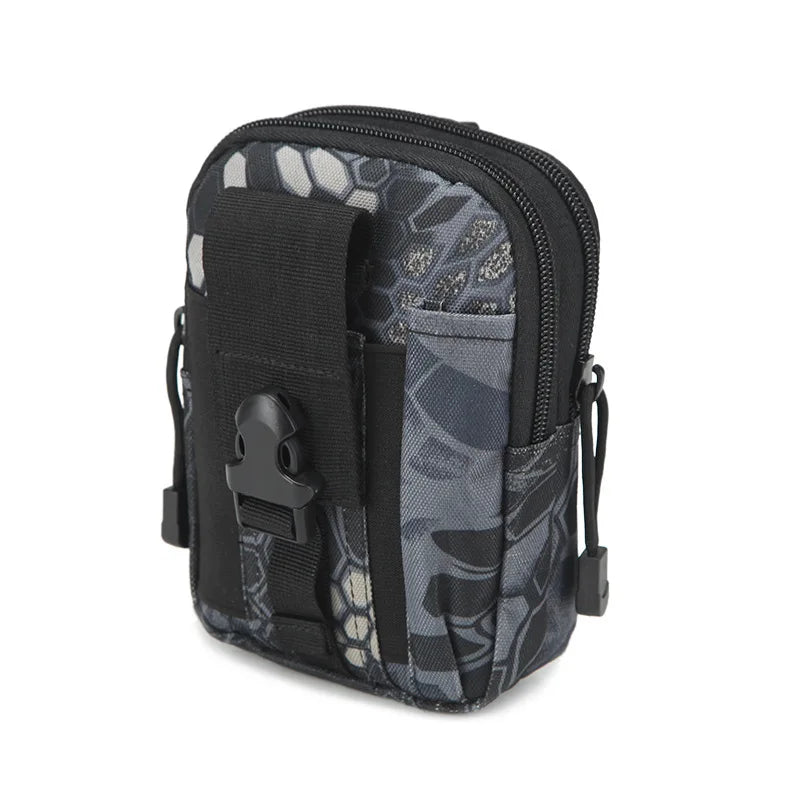 Riñonera Molle para hombre, bolsa pequeña de bolsillo para supervivencia, para correr, viajar, acampar, cazar, Airsoft 