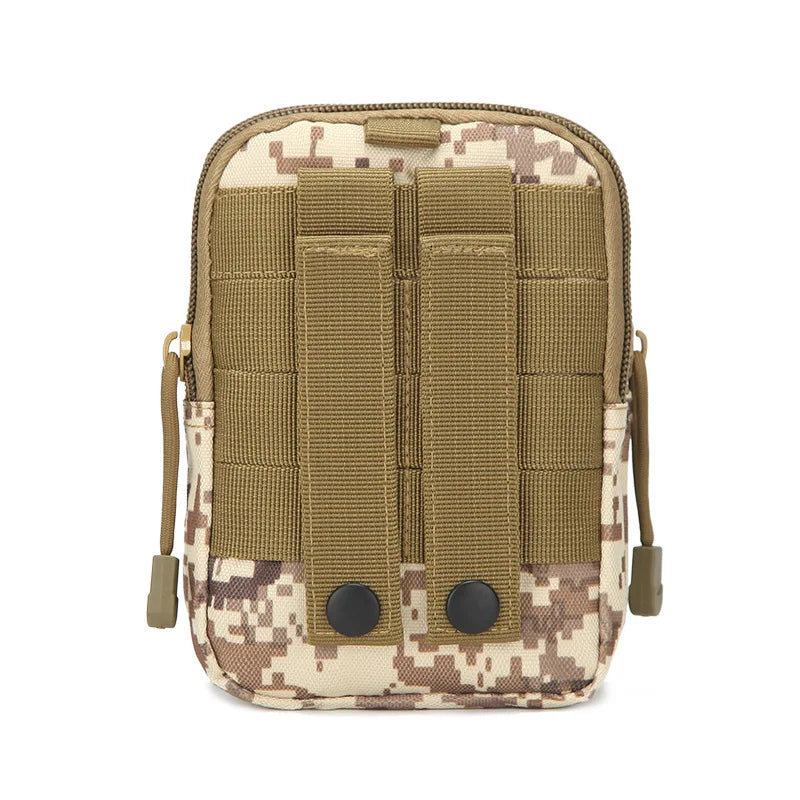 Riñonera Molle para hombre, bolsa pequeña de bolsillo para supervivencia, para correr, viajar, acampar, cazar, Airsoft 