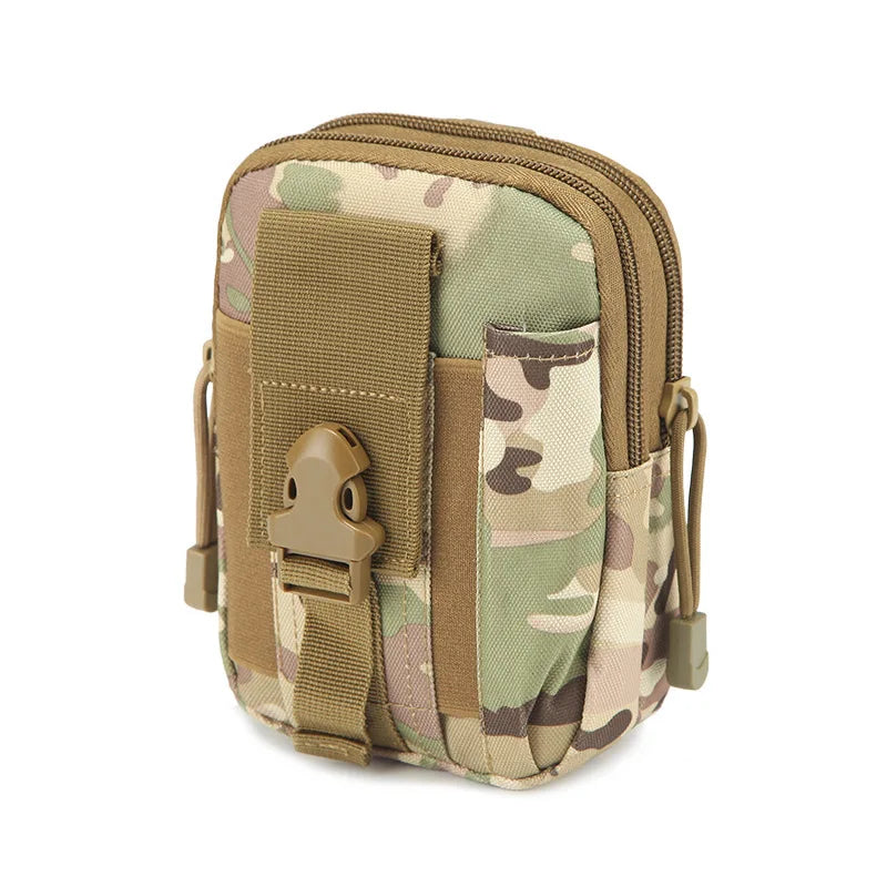 Riñonera Molle para hombre, bolsa pequeña de bolsillo para supervivencia, para correr, viajar, acampar, cazar, Airsoft 