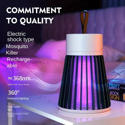 Mosquito Killer Lamp USB Charge Electric Shock Mosquito Killer Anti Mosquito Lamp Pest Control Lamp(No Battery) Leedoar