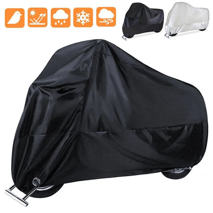 Motorcycle Cover Waterproof Outdoor Indoor Scooter Wear-resistant Fabric Motorbike Cover All Season Dustproof UV Protective Leedoar