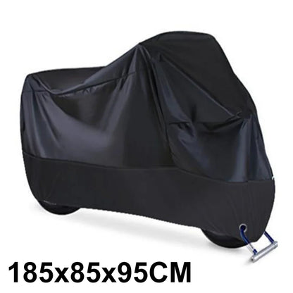 Motorcycle Cover Waterproof Outdoor Indoor Scooter Wear-resistant Fabric Motorbike Cover All Season Dustproof UV Protective Leedoar