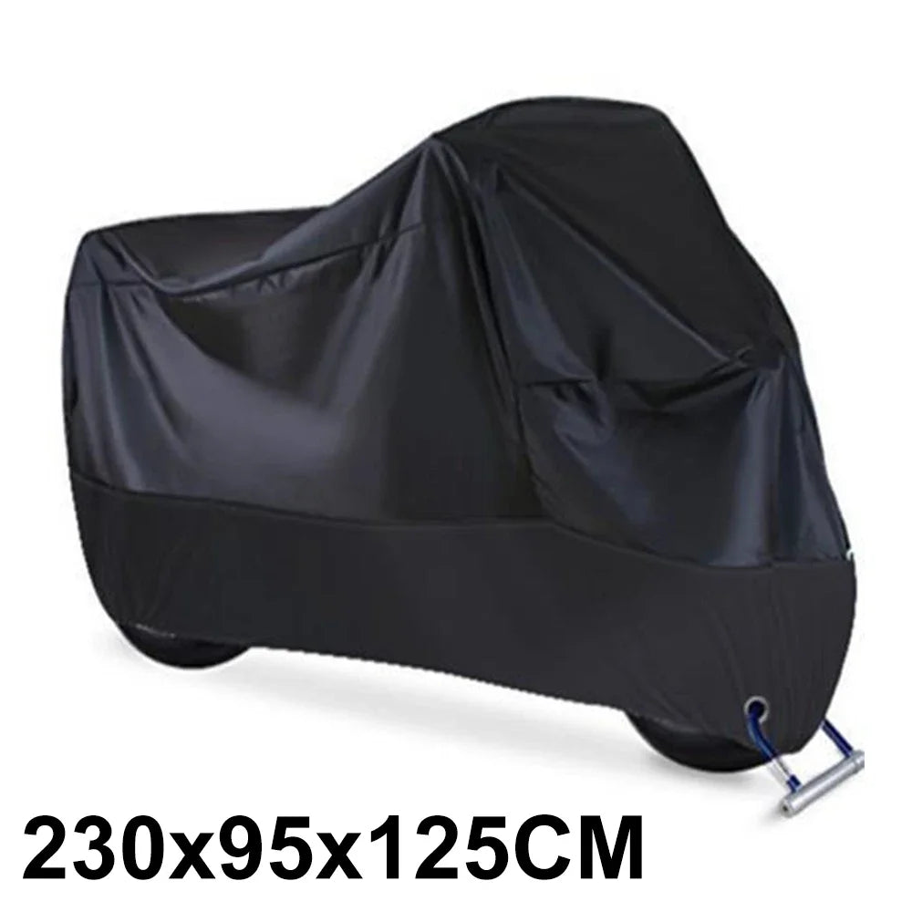 Motorcycle Cover Waterproof Outdoor Indoor Scooter Wear-resistant Fabric Motorbike Cover All Season Dustproof UV Protective Leedoar