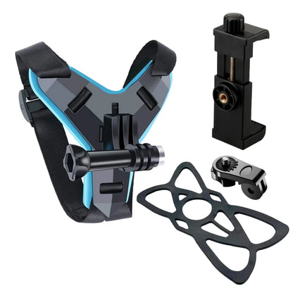 Motorcycle Helmet Phone Stand Mount Holder For GoPro Hero 12 10 9 8 7 Action Sports Camera Holder Motorcycle Camera Mobile Phone Leedoar