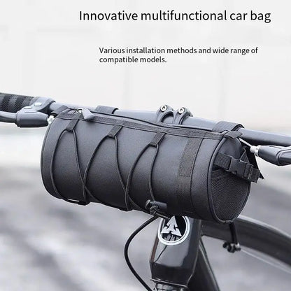 Bolsa delantera para bicicleta de montaña, multifuncional, impermeable, para exteriores, para montar en bicicleta, bolsa delantera para bicicleta de montaña