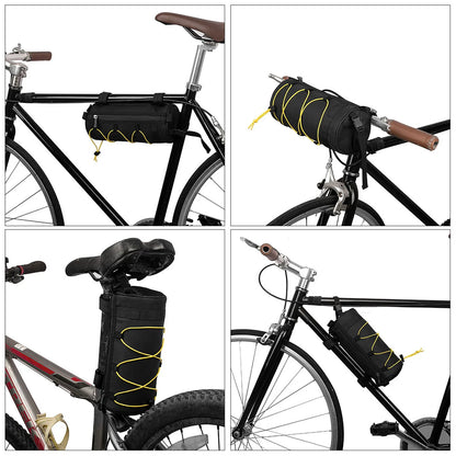 Bolsa frontal para bicicleta de montanha Bolsa multifuncional à prova d'água para passeios ao ar livre Bolsa para bicicleta à prova d'água Bolsa frontal para bicicleta de montanha