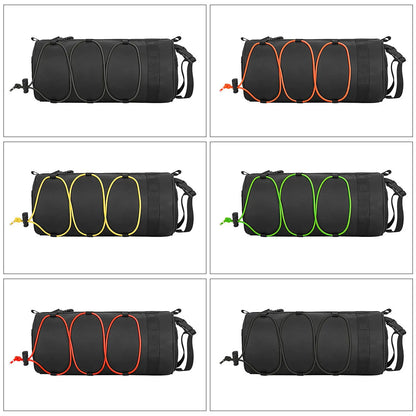 Bolsa delantera para bicicleta de montaña, multifuncional, impermeable, para exteriores, para montar en bicicleta, bolsa delantera para bicicleta de montaña