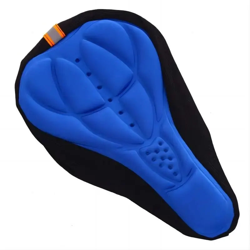 Mountain Bike Riding Thickened Silicone Seat Cover Bicycle Cushion Cover Silicone Seat Cover Soft Outdoor Accessories Saddles Leedoar