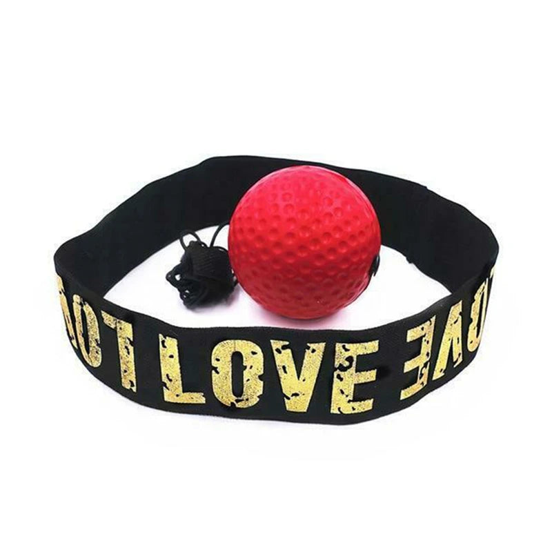 Muay Thai Boxing Speed Ball With Head Band For Sanda Boxing Fighting Fast Speed Reaction Time Training Boxing Reflex Trainer Leedoar