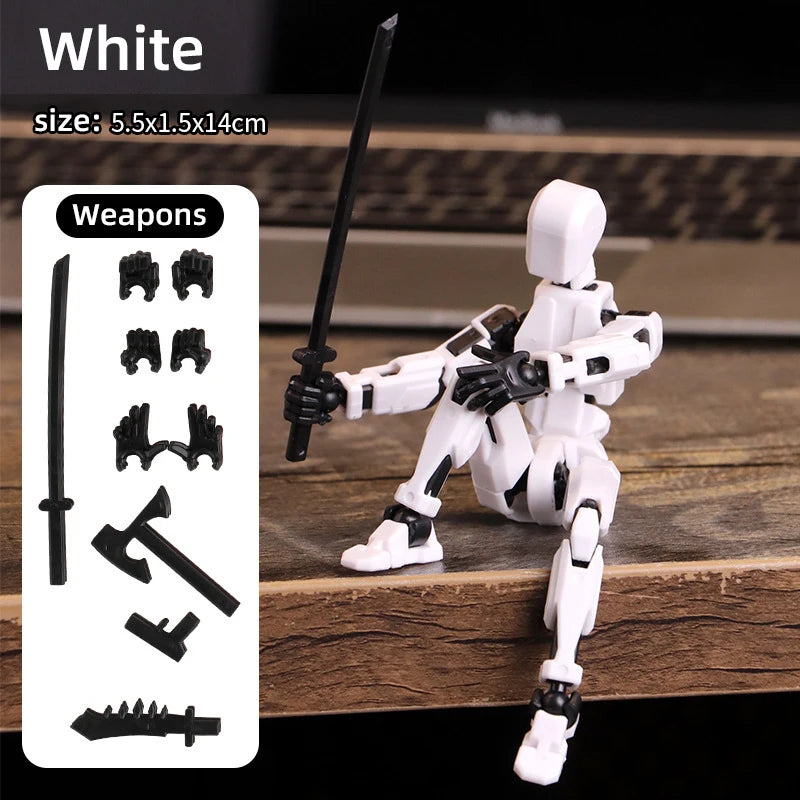 Multi-Jointed Movable Shapeshift Robot 3D Printed Mannequin Dummy 13 Action Figures Toys Kids Adults Parent-children Games gifts Leedoar