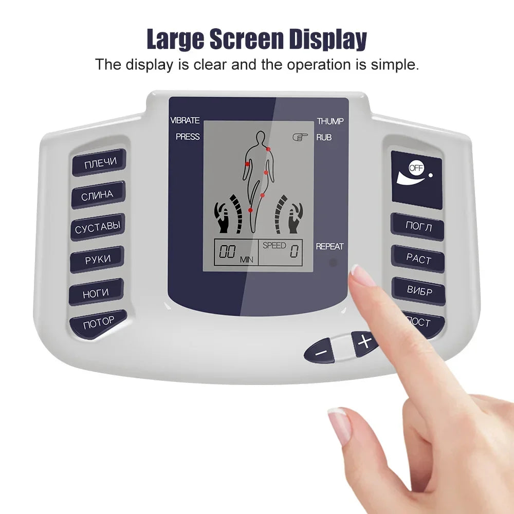 Masajeador digital multifunción EMS Tens para acupuntura, columna cervical lumbar, fisioterapia, masajeador de pulso para uso doméstico 