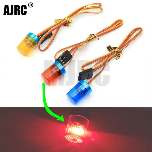 Multi-function LED Lamp Strobing-blasting/Flashing/Rotating Light for 1/10 RC Model Car 1:14 Tamiya Tractor RC Engineering Truck Leedoar