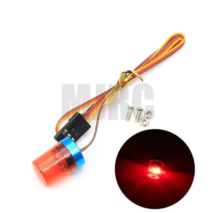 Multi-function LED Lamp Strobing-blasting/Flashing/Rotating Light for 1/10 RC Model Car 1:14 Tamiya Tractor RC Engineering Truck Leedoar