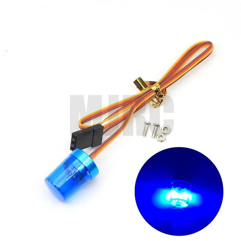 Multi-function LED Lamp Strobing-blasting/Flashing/Rotating Light for 1/10 RC Model Car 1:14 Tamiya Tractor RC Engineering Truck Leedoar