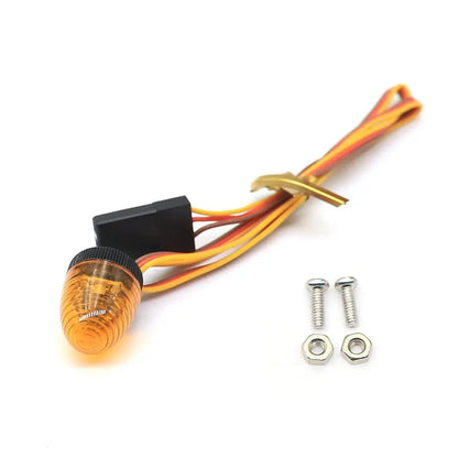 Multi-function LED Lamp Strobing-blasting/Flashing/Rotating Light for 1/10 RC Model Car 1:14 Tamiya Tractor RC Engineering Truck Leedoar