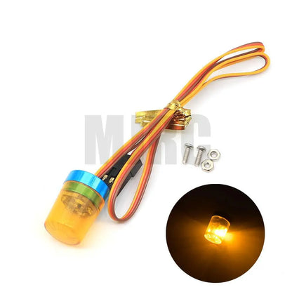 Multi-function LED Lamp Strobing-blasting/Flashing/Rotating Light for 1/10 RC Model Car 1:14 Tamiya Tractor RC Engineering Truck Leedoar