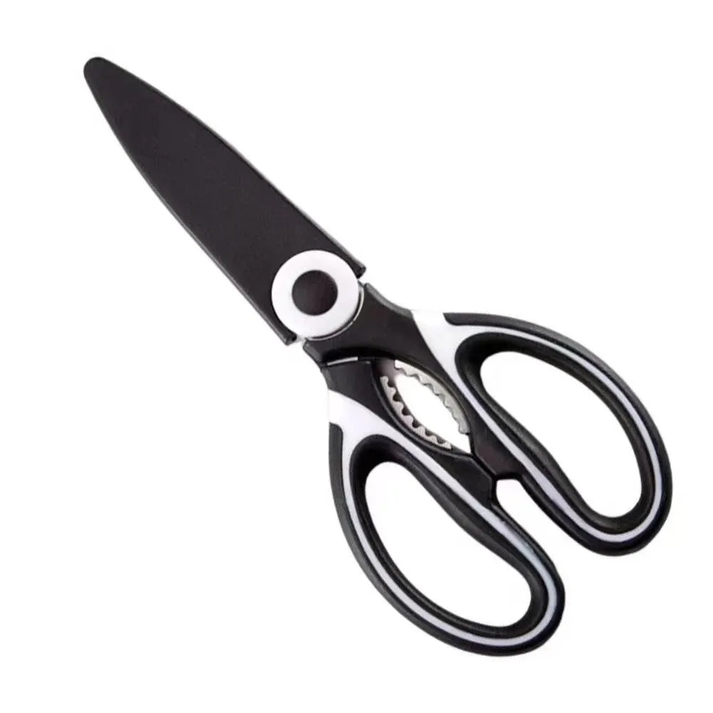 Multi-function Scissors Household Fish-killing Special Shears Roast Chicken and Duck Bones Large Stainless Steel Strong Scisso Leedoar