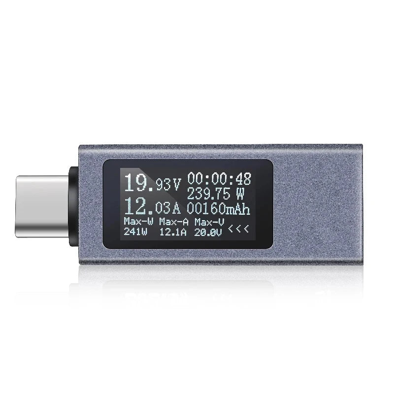 Multifunction Digital Display DC Voltage Ammeter Power Meter Voltage Ammeter Ammeter Detector Charger Indicator Leedoar