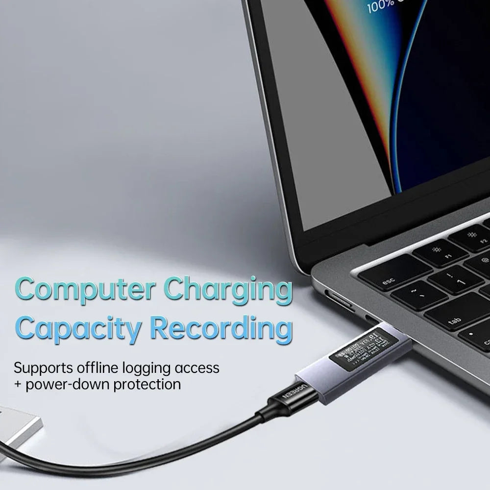 Multifunction Digital Display DC Voltage Ammeter Power Meter Voltage Ammeter Ammeter Detector Charger Indicator Leedoar