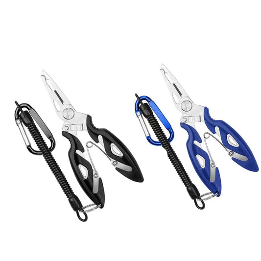 Multifunction Fishing Pliers Tools Accessories For Goods Winter Tackle Pliers Vise Knitting Flies Scissors Braid Set Fish Tongs