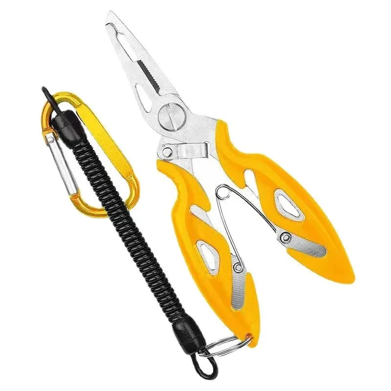 Multifunction Fishing Pliers Tools Accessories for Goods Winter Tackle Pliers Knitting Flies Scissors Braid Set Fish Tongs Leedoar