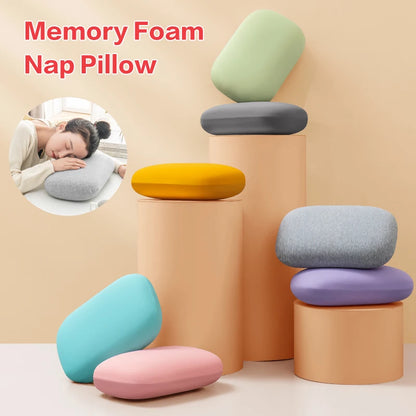 Multifunction Memory Foam Neck Pillow Slow Rebound Soft Travel Pillow for Sleeping Cervical Health Massage Nap Pillows Leedoar