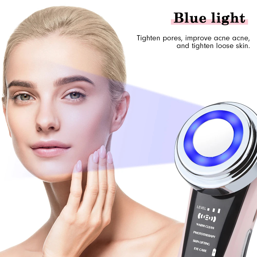 Multifunctional Facial Skin Care Massager Electric Facial Massage Device Clean Face Skin Rejuvenation Lifting Tighten Leedoar