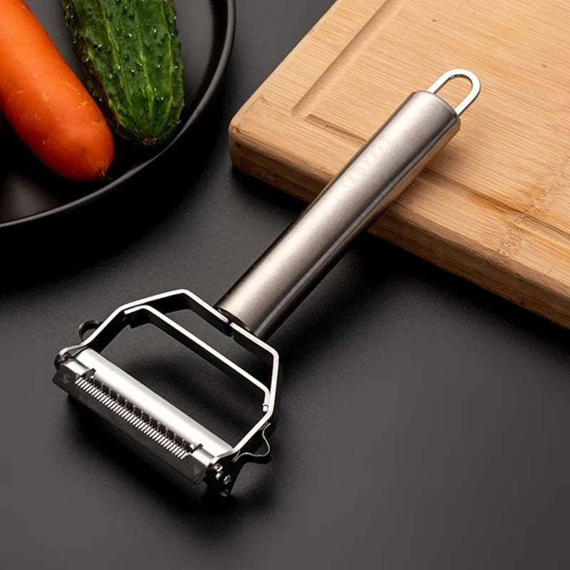 Multifunctional Kitchen Peeler Vegetable Fruit Peeler Stainless Steel Durable Potato Slicer Household Shredder Carrot Peeler Leedoar