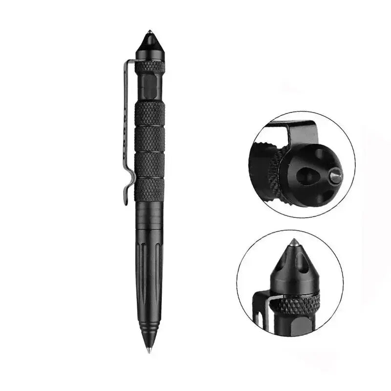 Multifunctional Metal Tactical Pen Anti Skid Emergency Glass Breaker Self Defense Supplies Leedoar