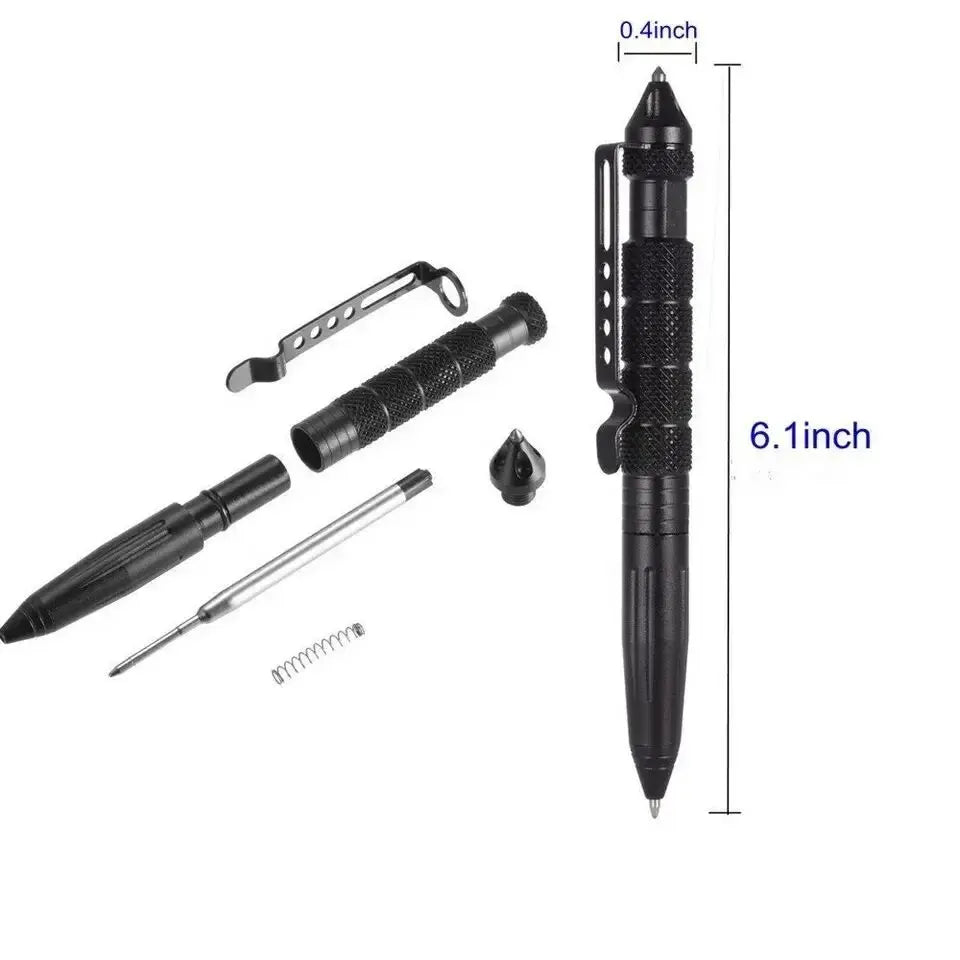 Multifunctional Metal Tactical Pen Anti Skid Emergency Glass Breaker Self Defense Supplies Leedoar