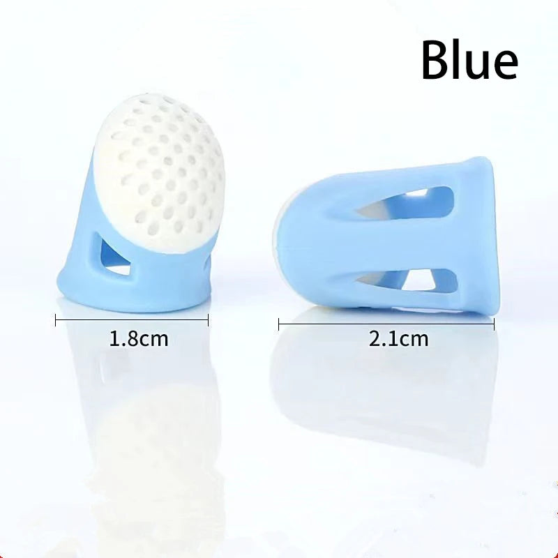 Multifunctional Silicone Thimbles Hollowed Out Breathable Protective Finger Sleeve DIY Crafts Sewing Accessories Leedoar