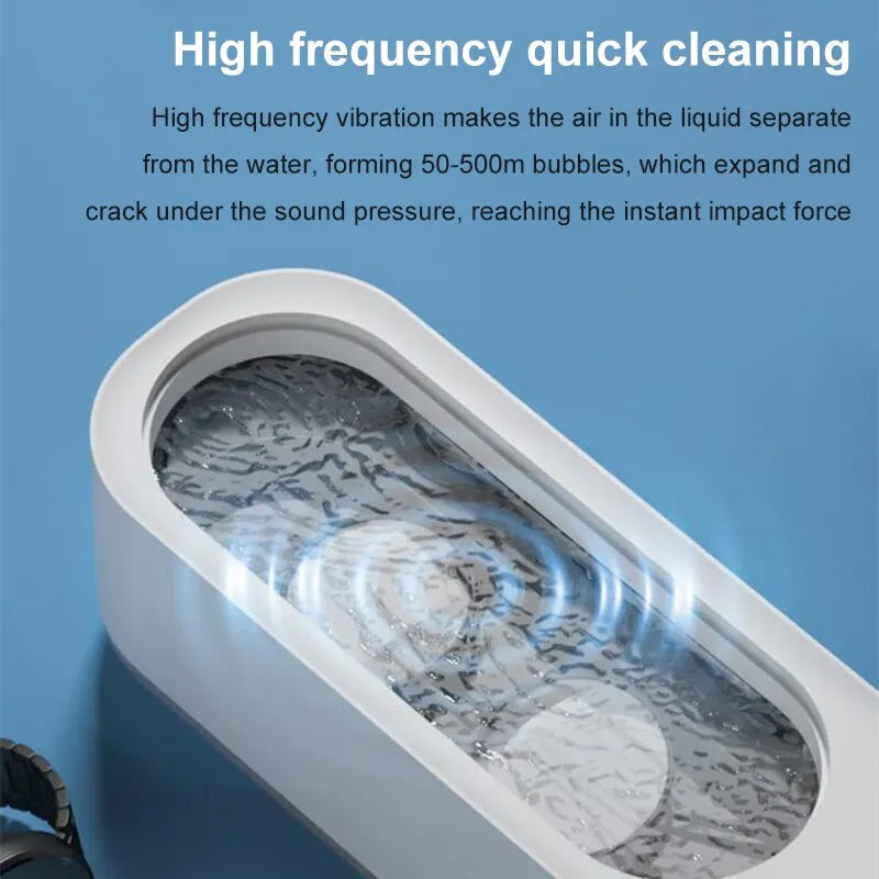 Multifunctional Vibration Cleaning Machine Contact Lens Cleaning Machine Vibration Cleaning Watch Jewelry Teeth Leedoar