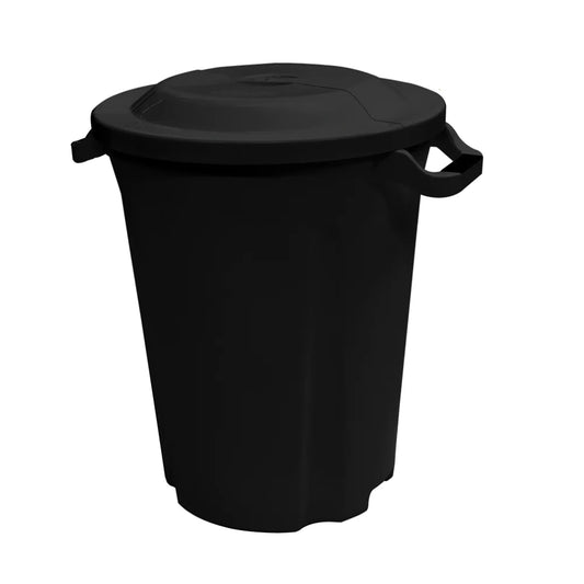 Multipurpose Trash Bin 62 Liters Black Durín