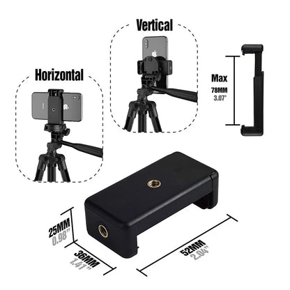 Trípode para teléfono NA-3120 de 40 pulgadas para fotografía universal para GoPro, iPhone, Samsung, Xiaomi, Huawei, trípode de viaje de aluminio 