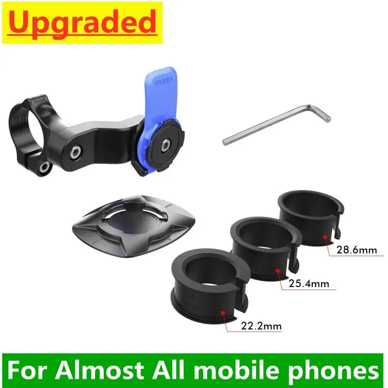 NEW Motorcycle Bike Phone Holder Stand Bicycle Mobile Mount Non-slip Cycling for iPhone Xiaomi Riding MTB Moto Handlebar Bracket Leedoar