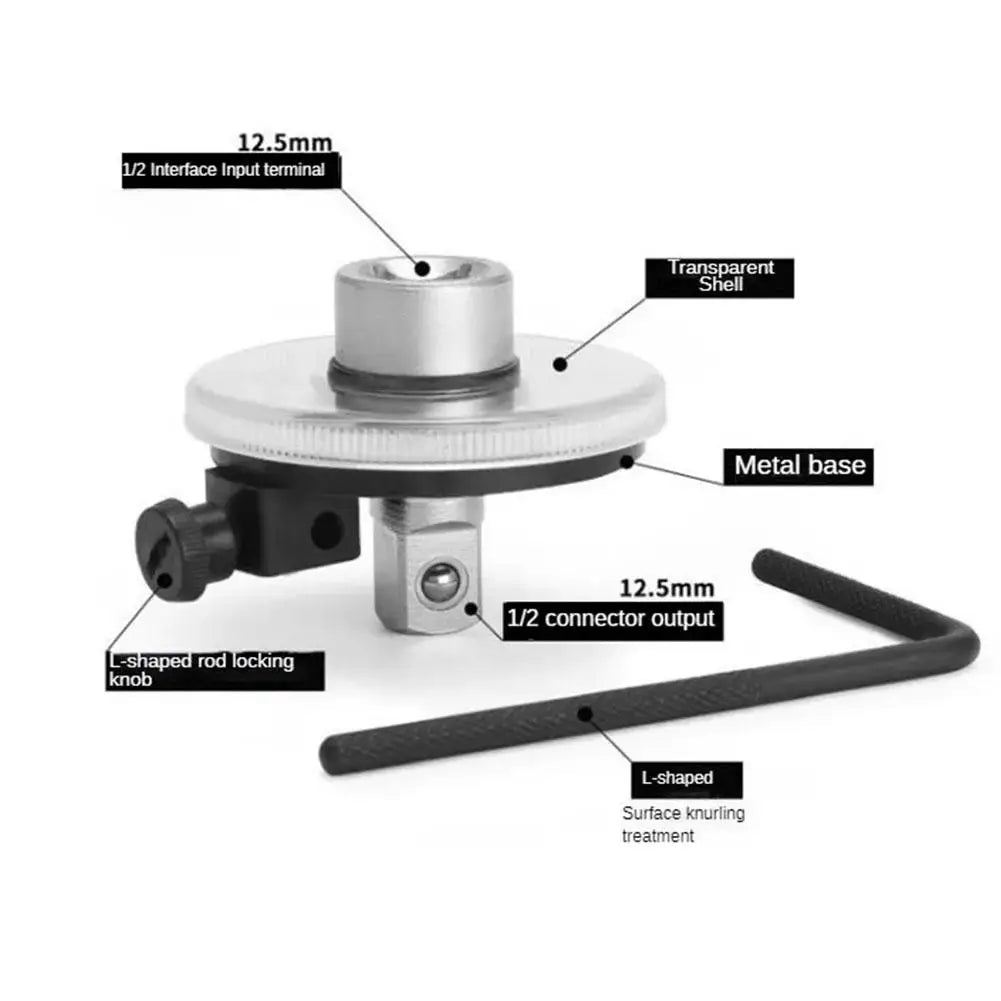 NOVO Torquímetro de chave de torque Dial Ferramentas automotivas Ferramentas manuais Equipamentos de serviço automotivo Ferramentas de garagem calibradas em graus 