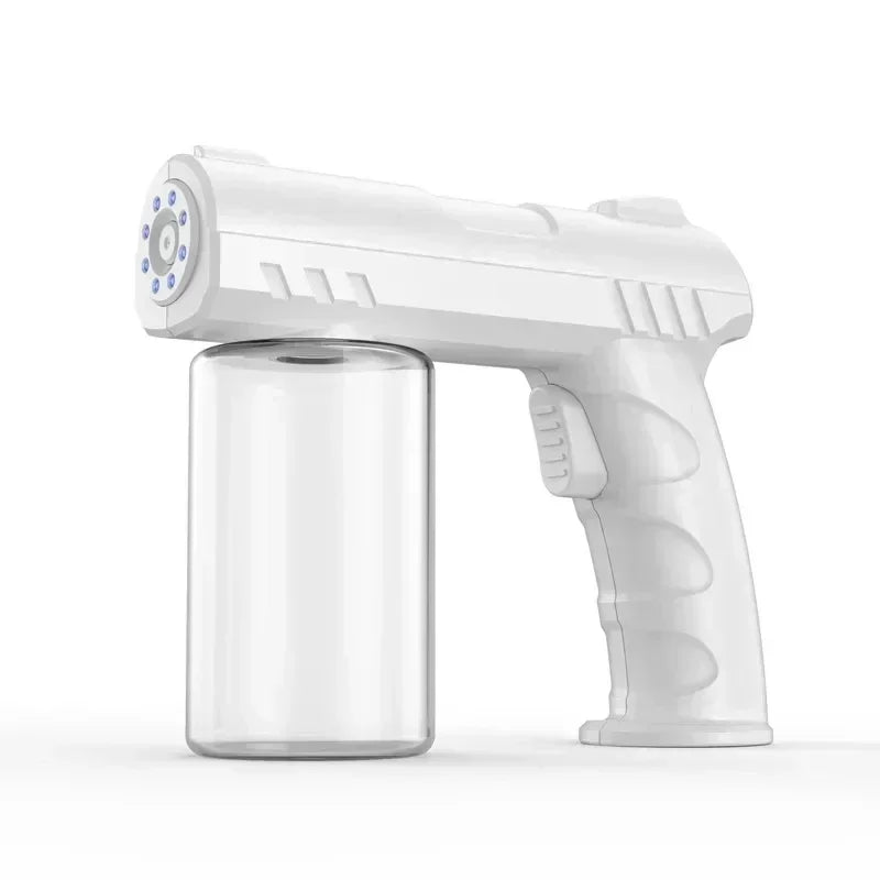 NEW Type 280Ml Barber Sprayer Bottle Wireless Electric Sanitizer USB Nano Blue Light Steam Spray Disinfection Gun Garden House ﻿ Leedoar