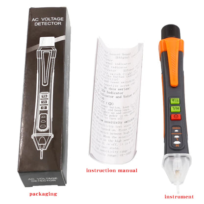 NJTY T02A Multifunction Non-Contact High Voltage Induction Tester, Live/Neutral Wire Detector, Household Electric Tester Pen Leedoar