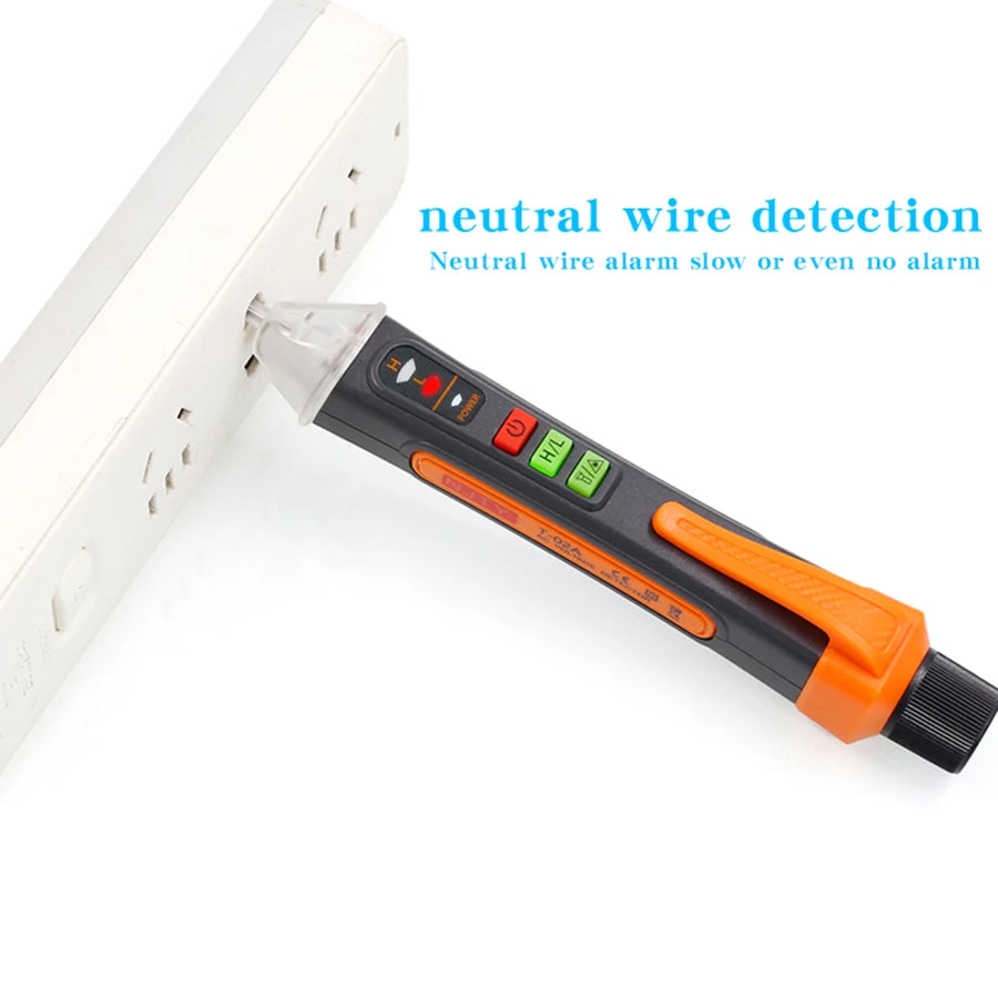 NJTY T02A Multifunction Non-Contact High Voltage Induction Tester, Live/Neutral Wire Detector, Household Electric Tester Pen Leedoar
