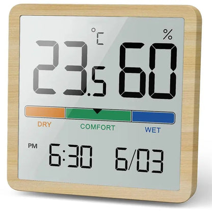 NOKLEAD New Digital Home Indoor Temperature Humidity Meter LCD Digital Thermometer Hygrometer Sensor Gauge Weather Station Leedoar