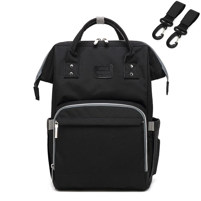 Nappy Backpack Bag Mummy Large Capacity Bag Mom Baby Multi-function Waterproof Outdoor Travel Diaper Bags For Baby Care Leedoar