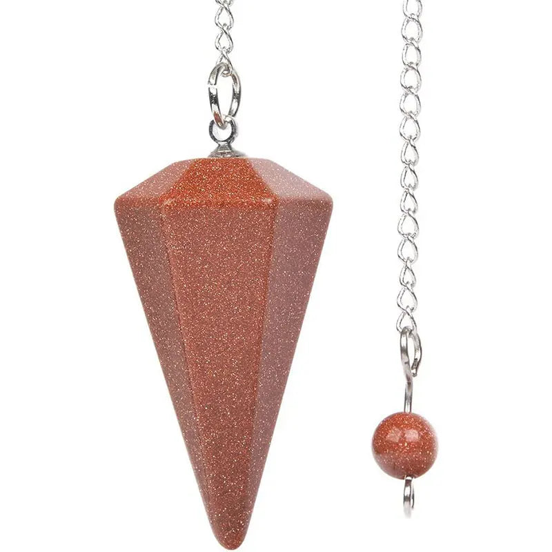 Natural Stone Quartz Agates Pendant Reiki Healing Cone Amethyst Charm Pendulum Pendants For Divination Dowsing Reiki Crystals Leedoar