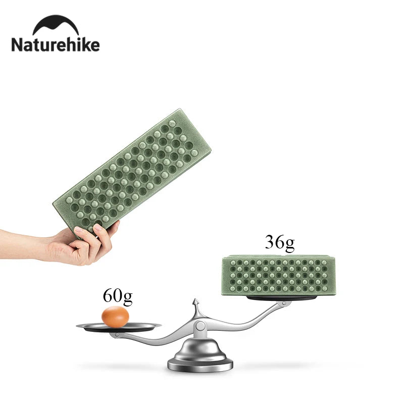 Naturehike Camping Mat Ultralight Folding Mini Mat Portable Foldable Picnic Pad Tent Sleeping Pad Outdoor Hiking Beach Mat Leedoar