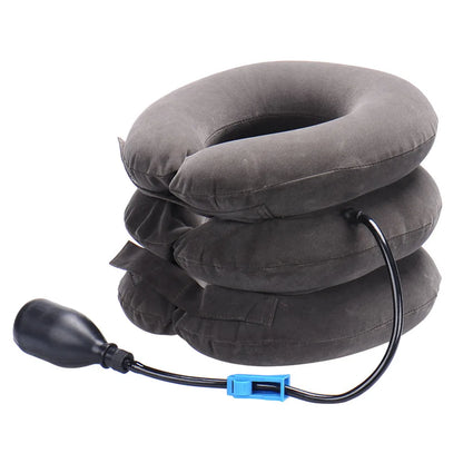 Neck Support Cushion Inflatable Air Cervical Neck Traction Device Body Relaxing Tractor Support Massage NECK Pillow Leedoar