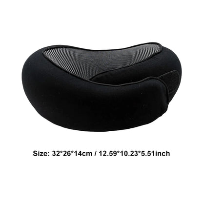 Neck Support Pillow Outdoor Travel Memory Foam Pillow with 360-Degree Head Support Comfortable Airplane Pillow for Sleep Rest