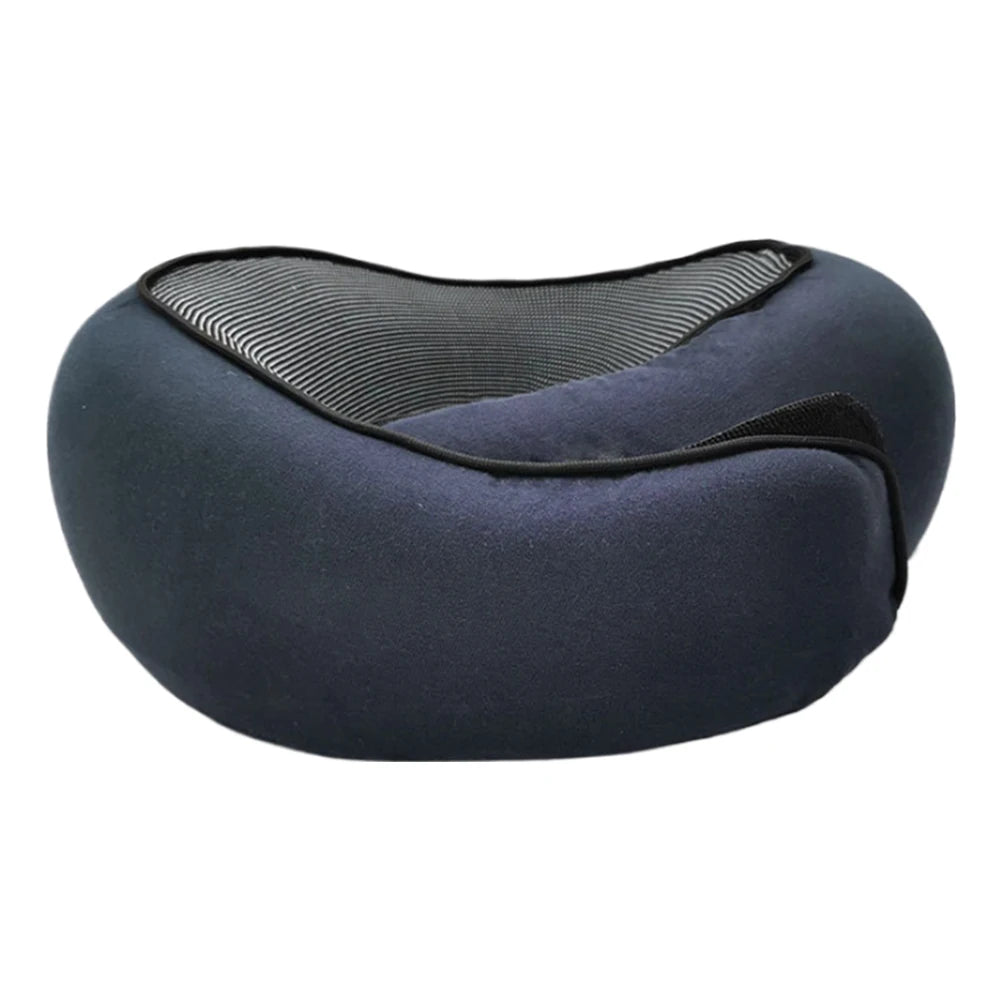 Neck Support Pillow Outdoor Travel Memory Foam Pillow with 360-Degree Head Support Comfortable Airplane Pillow for Sleep Rest