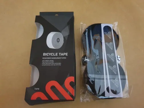 Nova fita de bicicleta de fibra de carbono estrada MTB bicicleta guiador fita ciclismo malha antiderrapante impermeável bartape macio eva esponja couro cinto 