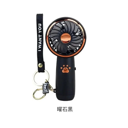 New Fan Summer Mini USB Charging Small Fan Cute Cartoon Portable Handheld Fan air cooler Leedoar