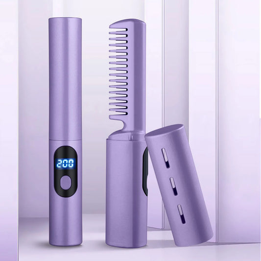 New Hair Straightener Combs for women Long Lasting hair Styling Multi-Function Straightener for Wet and Dry Hair Styling tools