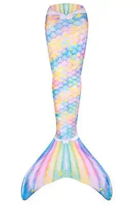 New Kids Adult Swimming Mermaid tail Girl Mom Cosplay Mermaid Costume Children Party Gift Fantasy Swimsuit With Monofin Fin Leedoar